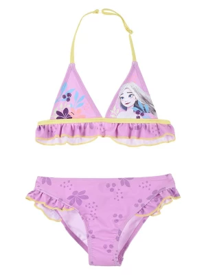 Disney Frozen Bikini "Kraina lodu" w kolorze fioletowym rozmiar: 110