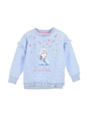 Disney Frozen Bluza "Kraina Lodu" w kolorze błękitnym rozmiar: 128