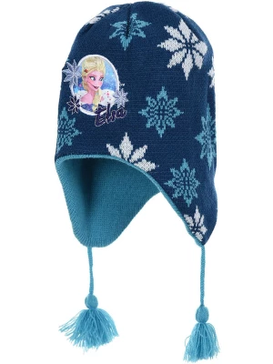 Disney Frozen Czapka "Kraina Lodu" w kolorze niebieskim rozmiar: 54 cm