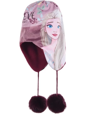 Disney Frozen Czapka "Kraina Lodu" w kolorze różowym rozmiar: 52 cm