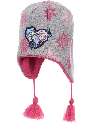 Disney Frozen Czapka "Kraina Lodu" w kolorze szarym rozmiar: 52 cm