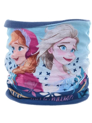 Disney Frozen Dwustronny szal-koło "Kraina Lodu" w kolorze błękitnym rozmiar: onesize