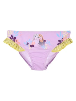 Disney Frozen Figi bikini "Kraina Lodu" w kolorze fioletowym rozmiar: 128