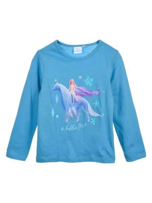 Disney Frozen Koszulka "Frozen" w kolorze niebieskim rozmiar: 98