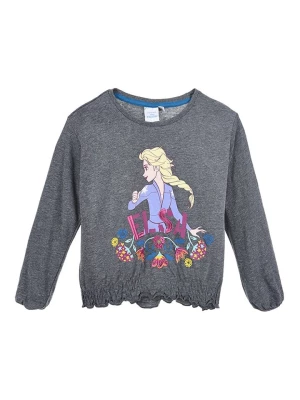 Disney Frozen Koszulka "Kraina lodu" w kolorze antracytowym ze wzorem rozmiar: 128