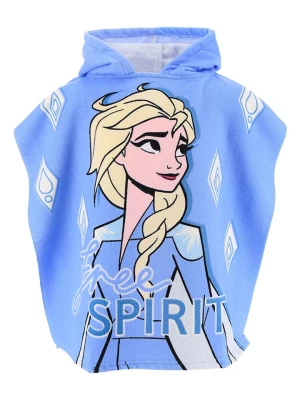 Disney Frozen Ponczo kąpielowe "Kraina Lodu" w kolorze niebieskim rozmiar: onesize