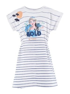 Disney Frozen Sukienka "Kraina Lodu" w kolorze białym rozmiar: 128