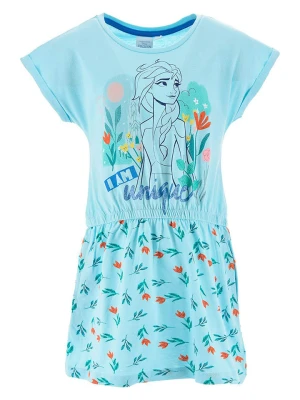 Disney Frozen Sukienka "Kraina Lodu" w kolorze błękitnym rozmiar: 128