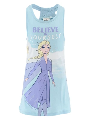 Disney Frozen Sukienka "Kraina Lodu" w kolorze błękitnym rozmiar: 128