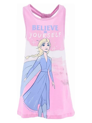 Disney Frozen Sukienka "Kraina Lodu" w kolorze jasnoróżowym rozmiar: 128