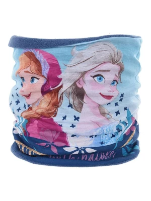 Disney Frozen Szal-koło "Kraina lodu" w kolorze błękitno-niebieskim ze wzorem rozmiar: onesize