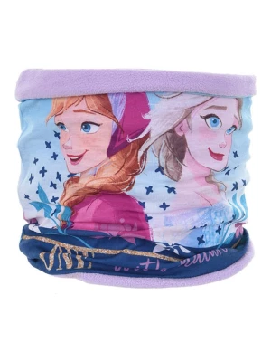 Disney Frozen Szal-koło "Kraina lodu" w kolorze fioletowo-błękitnym ze wzorem rozmiar: onesize