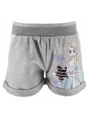 Disney Frozen Szorty "Kraina Lodu" w kolorze szarym rozmiar: 128
