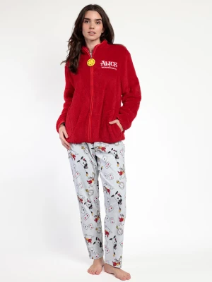 Disney Kurtka polarowa "Disney" w kolorze czerwonym rozmiar: M