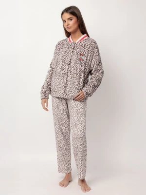 Disney Kurtka polarowa "Peanuts" w kolorze jasnoróżowo-czarnym rozmiar: XXL