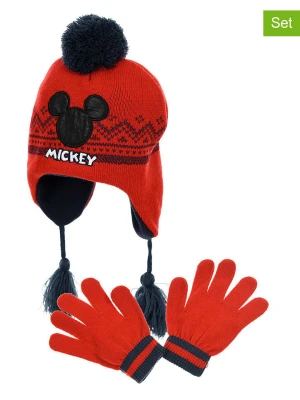Disney Mickey Mouse 2-częściowy zestaw "Myszka Miki" w kolorze czerwonym rozmiar: 52 cm