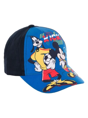 Disney Mickey Mouse Czapka "Myszka Miki" w kolorze granatowym ze wzorem rozmiar: 52 cm