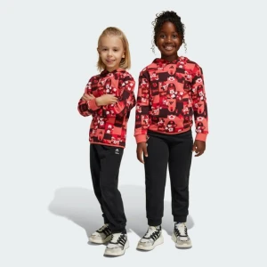 Disney Mickey Mouse Jogger Set Adidas czerwony