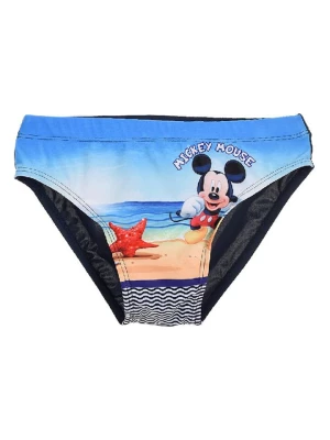 Disney Mickey Mouse Kąpielówki "Mickey" w kolorze czarno-niebieskim rozmiar: 104