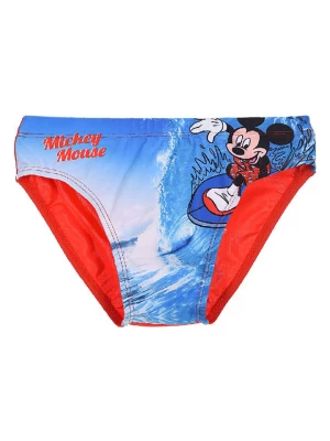 Disney Mickey Mouse Kąpielówki "Mickey" w kolorze czerwono-niebieskim rozmiar: 104