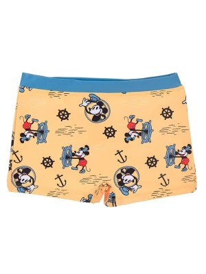 Disney Mickey Mouse Kąpielówki "Myszka Miki" w kolorze żółtym ze wzorem rozmiar: 98