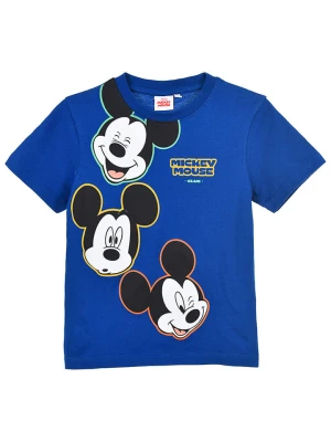 Disney Mickey Mouse Koszulka "Mickey" w kolorze niebieskim rozmiar: 110