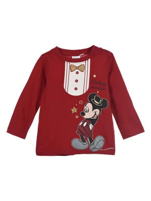 Disney Mickey Mouse Koszulka "Myszka Miki" w kolorze bordowym rozmiar: 80