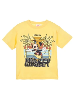 Disney Mickey Mouse Koszulka w kolorze żółtym ze wzorem rozmiar: 116