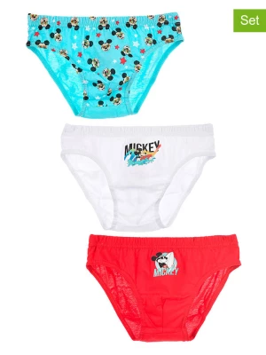 Disney Mickey Mouse Slipki (3 pary) "Myszka Miki" w różnych kolorach rozmiar: 98/104