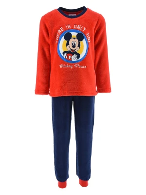 Disney Mickey Mouse Piżama "Myszka Miki" w kolorze granatowo-czerwonym rozmiar: 98