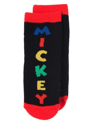 Disney Mickey Mouse Skarpety "Myszka Miki" w kolorze czarno-czerwonym rozmiar: 31-34