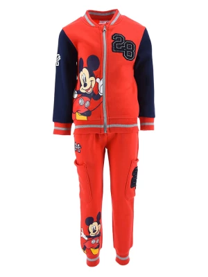 Disney Mickey Mouse Strój sportowy "Myszka Miki" w kolorze czerwonym rozmiar: 98