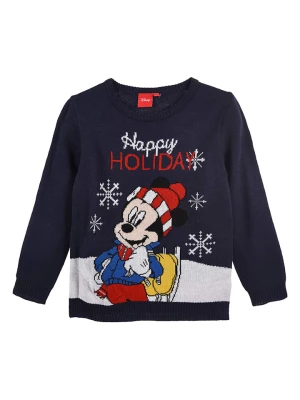 Disney Mickey Mouse Sweter "Myszka Miki" w kolorze granatowym rozmiar: 104