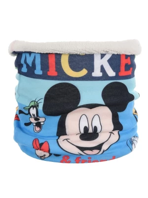 Disney Mickey Mouse Szal-koło "Myszka Miki" w kolorze biało-błękitnym rozmiar: onesize