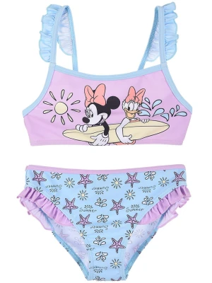 Disney Minnie Mouse Bikini "Minnie" w kolorze błękitno-fioletowym rozmiar: 98