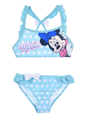 Disney Minnie Mouse Bikini "Minnie" w kolorze błękitnym rozmiar: 128