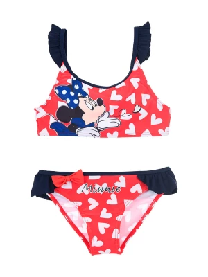 Disney Minnie Mouse Bikini "Minnie" w kolorze czerwono-granatowym rozmiar: 128