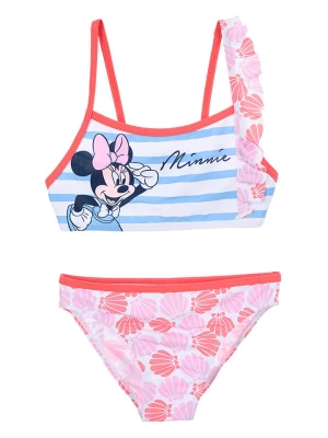 Disney Minnie Mouse Bikini "Minnie" w kolorze jasnoróżowo-błękitnym rozmiar: 98