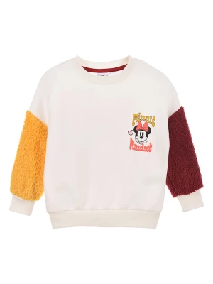 Disney Minnie Mouse Bluza "Minnie" w kolorze biało-pomarańczowo-czerwonym rozmiar: 128