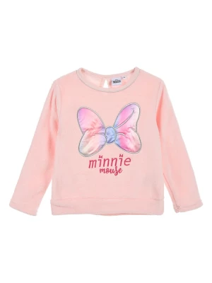 Disney Minnie Mouse Bluza polarowa "Minnie" w kolorze jasnoróżowym rozmiar: 116