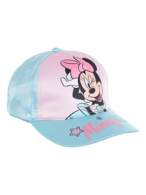 Disney Minnie Mouse Czapka "Minnie" w kolorze błękitno-jasnoróżowym rozmiar: 52 cm