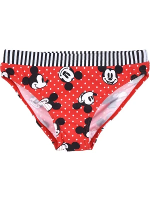 Disney Minnie Mouse Figi bikini "Myszka Minnie" w kolorze czarno-biało-czerwonym rozmiar: 98