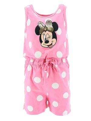 Disney Minnie Mouse Kombinezon "Minnie" w kolorze jasnoróżowo-białym rozmiar: 98