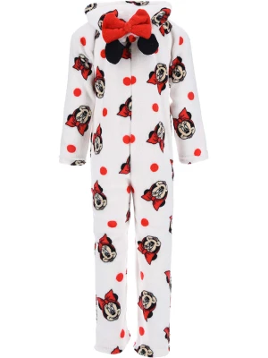 Disney Minnie Mouse Kombinezon polarowy "Minnie" w kolorze białym rozmiar: 128