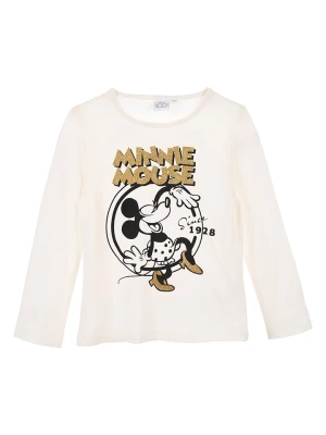 Disney Minnie Mouse Koszulka "Disney 100" w kolorze białym rozmiar: 128