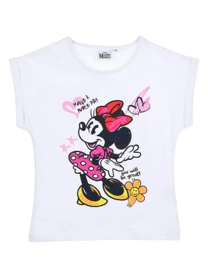 Disney Minnie Mouse Koszulka "Minnie" w kolorze białym rozmiar: 128