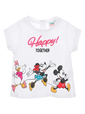 Disney Minnie Mouse Koszulka "Minnie" w kolorze białym rozmiar: 68