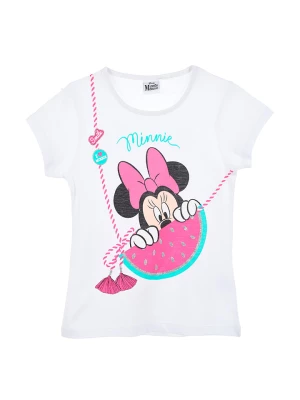 Disney Minnie Mouse Koszulka "Minnie" w kolorze białym rozmiar: 98