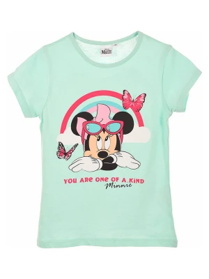 Disney Minnie Mouse Koszulka "Minnie" w kolorze turkusowym rozmiar: 98