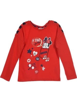 Disney Minnie Mouse Koszulka "Myszka Minnie" w kolorze czerwonym rozmiar: 128